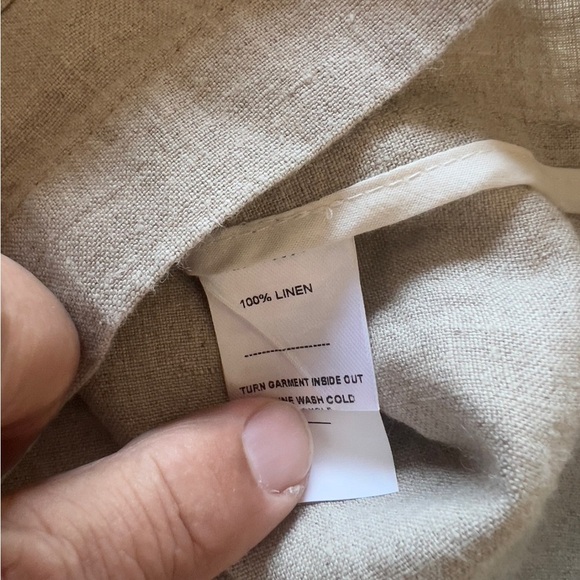 NWT Orvis Linen Jacket Women's XS Light Tan Front Pockets-Buttons Up (G4) - Picture 8 of 12